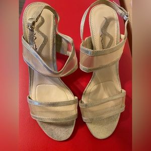 Nina Gold/Silver Heels; one pair of each